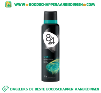 8 x 4 Deospray sport aanbieding