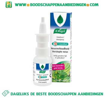 A. Vogel Cinuforce neusspray menthol aanbieding