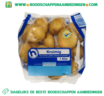 Aardappelen kruimig aanbieding