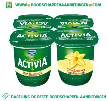 Activia Standyoghurt vanille aanbieding