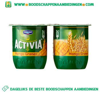 Activia Yoghurt mango granen 4-pak aanbieding