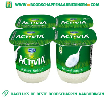 Activia Yoghurt naturel 4-pak aanbieding