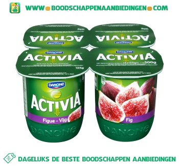 Activia Yoghurt vijg 4-pak aanbieding