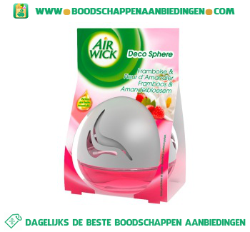 Air Wick Decosphere framboos aanbieding