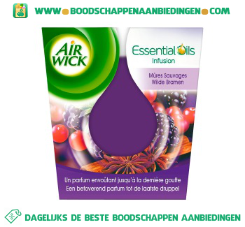 Air Wick Kaars bramen aanbieding