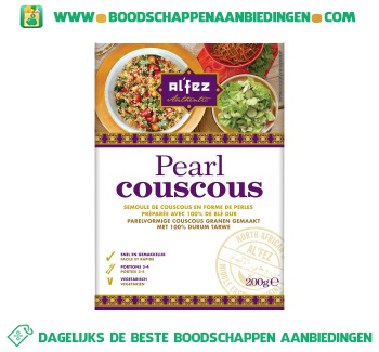 Alfez Pearl couscous aanbieding