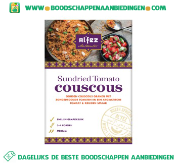 Alfez Sundried tomato couscous aanbieding