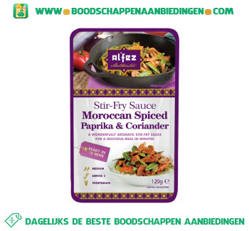 Alfez Woksaus paprika & coriander aanbieding