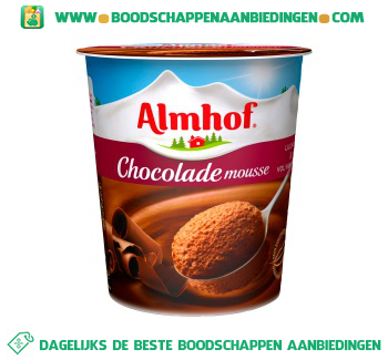 Almhof Chocolademousse aanbieding