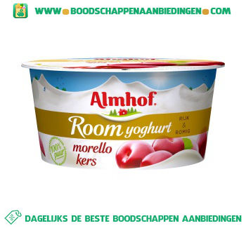 Roomyoghurt kers aanbieding