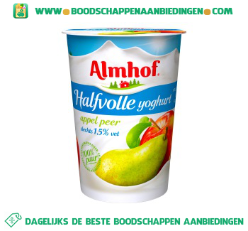 Yoghurt appel peer aanbieding