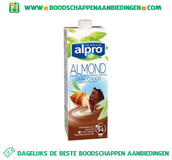 Alpro Amandel choco drink houdbaar (lactosevrij) aanbieding