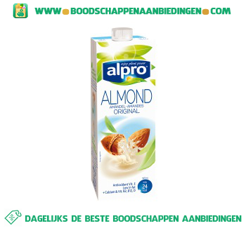 Alpro Amandel drink houdbaar (lactosevrij) aanbieding