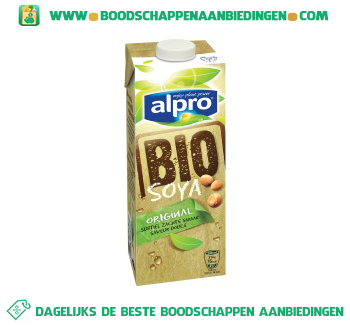 Alpro Biologische soya drink naturel (lactosevrij) aanbieding