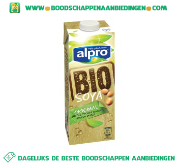 Biologische soya drink naturel (lactosevrij) aanbieding