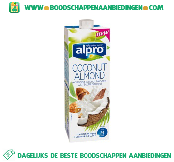 Alpro Drink coconut almond houdbaar (lactosevrij) aanbieding