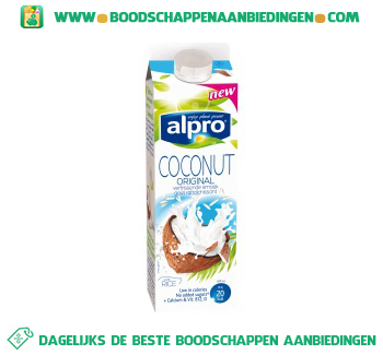 Alpro Kokosnoot original fresh aanbieding