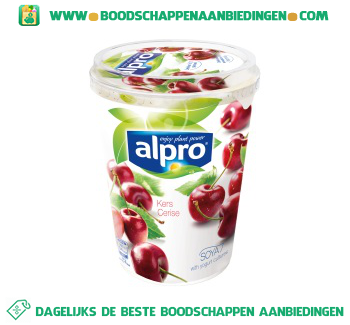 Alpro Plantaardige variatie op yoghurt kers aanbieding