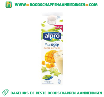 Alpro Pur’Enjoy drink mango stervrucht fresh aanbieding