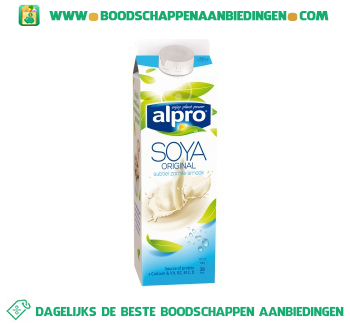 Alpro Sojadrink original fresh aanbieding