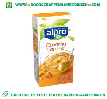 Alpro Soya dessert caramel (lactosevrij) aanbieding