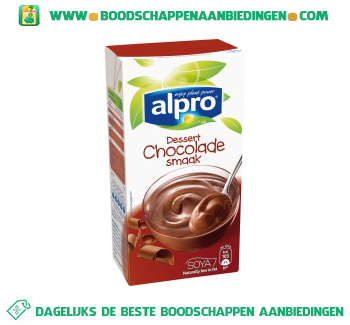 Soya dessert choco (lactosevrij) aanbieding