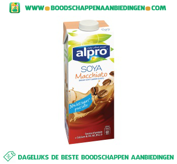 Alpro Soya drink macchiato (lactosevrij) aanbieding