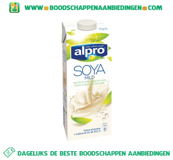 Alpro Soya drink mild aanbieding