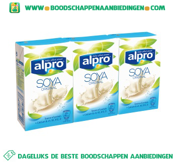 Soya drink natural (lactosevrij) aanbieding