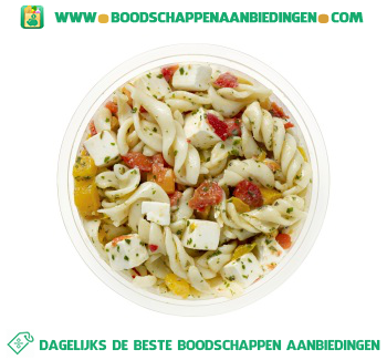 Ambachtelijke pasta pesto salade aanbieding