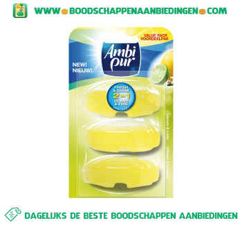 Ambi Pur Toiletblok lemon & lime navulling aanbieding