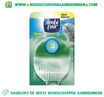 Ambi Pur Toiletblok tea tree & pine startpakketkit aanbieding