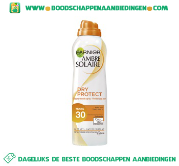 Ambre Solaire Dry protect spf 30 aanbieding