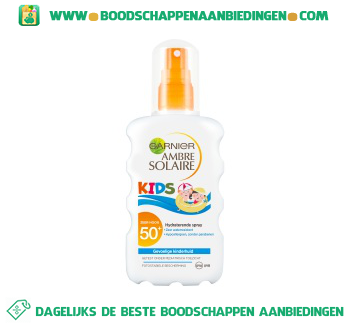 Ambre Solaire Kids spray spf50+ aanbieding