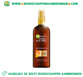 Ambre Solaire Oil spray spf 15 aanbieding