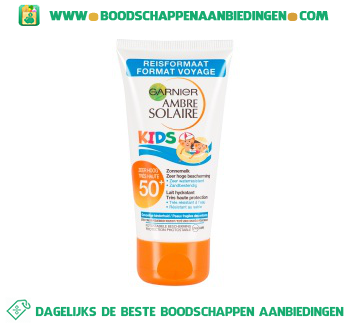 Ambre Solaire On the go kids SPF 50 aanbieding