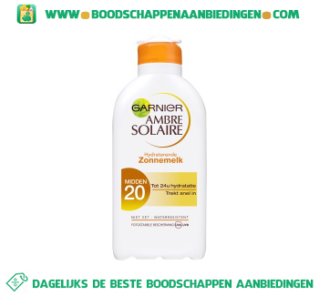 Zonnemelk spf 20 aanbieding