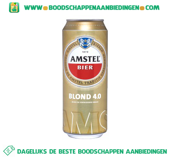 Amstel Blond blik aanbieding