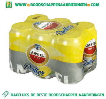 Amstel Radler pak 6 blikjes aanbieding