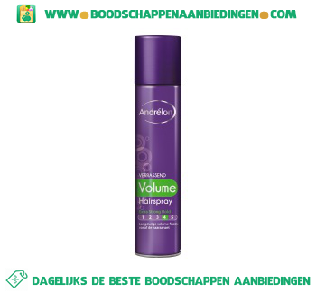 Hairspray volume spray aanbieding