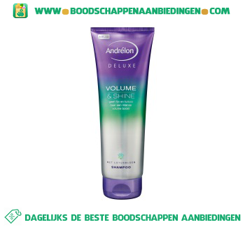 Andrélon Shampoo deluxe volume & shine aanbieding