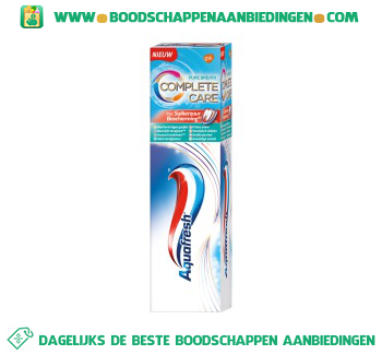 Tandpasta complete care pure breath aanbieding