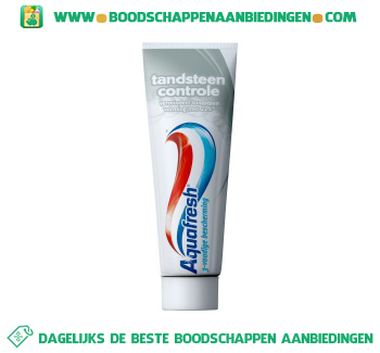 Aquafresh Tandpasta tandsteen controle aanbieding