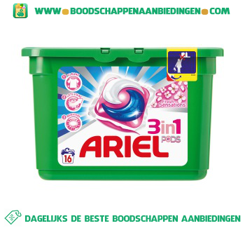 Ariel 3in1 PODS fresh sensation wascapsules 16 wasbeurten aanbieding