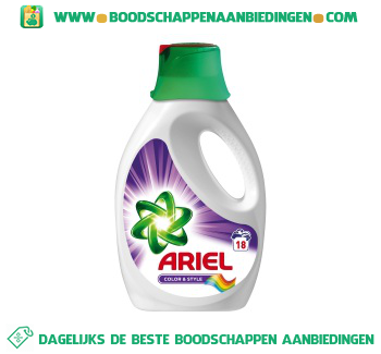 Ariel Color vloeibaar wasmiddel 18 wasbeurten aanbieding