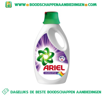 Ariel Color vloeibaar wasmiddel 34 wasbeurten aanbieding