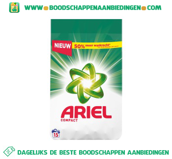 Ariel Compact regular waspoeder 15 wasbeurten aanbieding