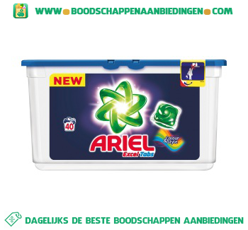 Excel tabs color wascapsules 40 wasbeurten aanbieding