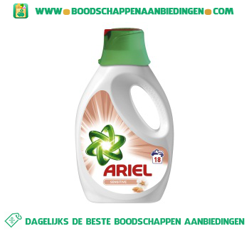 Ariel Sensitive vloeibaar wasmiddel 18 wasbeurten aanbieding