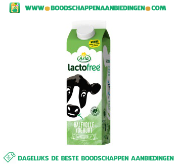 Arla Halfvolle yoghurt lactosevrij aanbieding